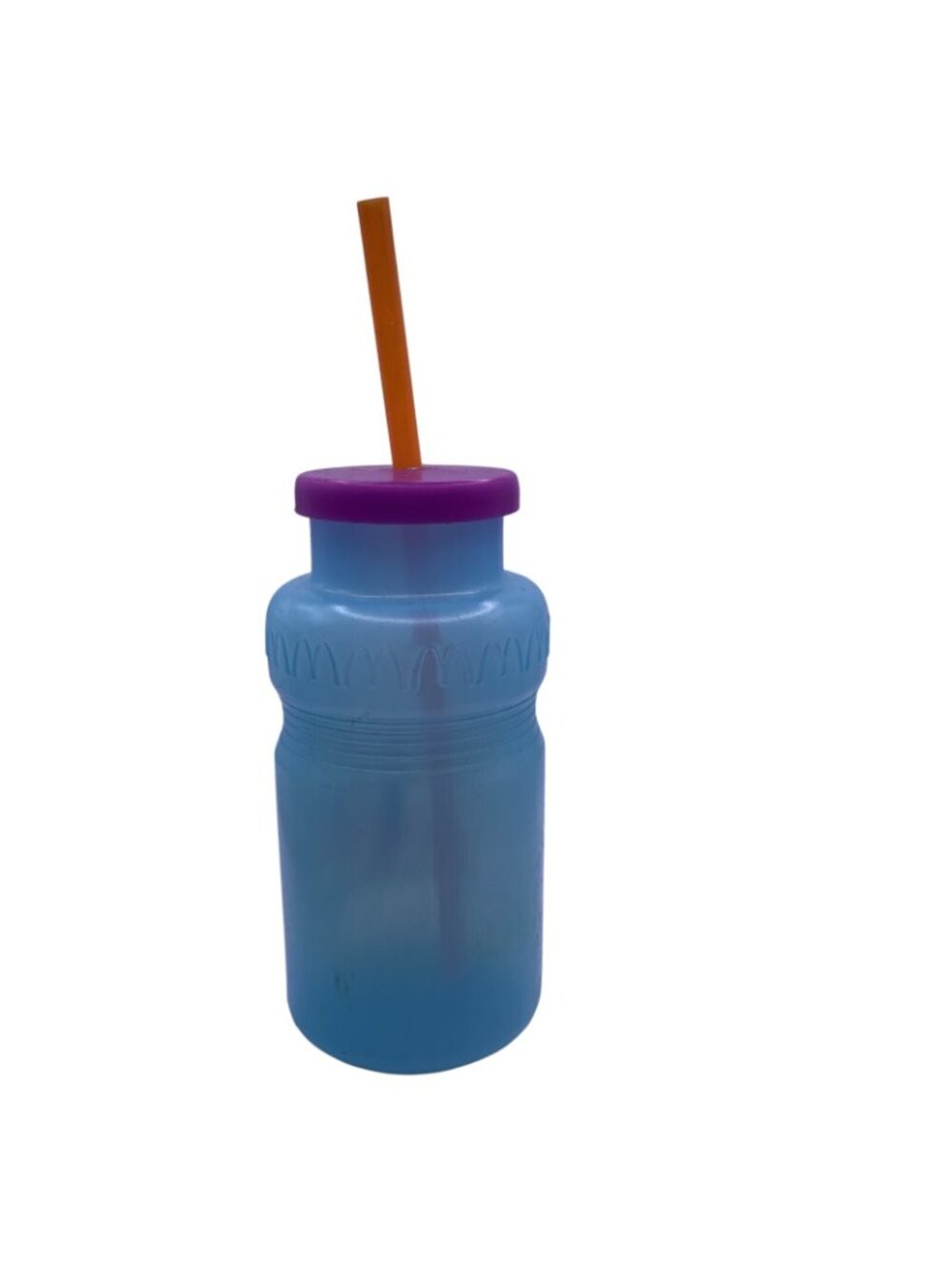 Michael Jordan Fitness Fun Challenge Water Bottle With Straw - Blue & Purple - C - Picture 4 of 9